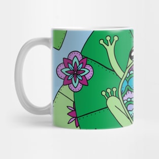 Frog and Lily Pads Mug